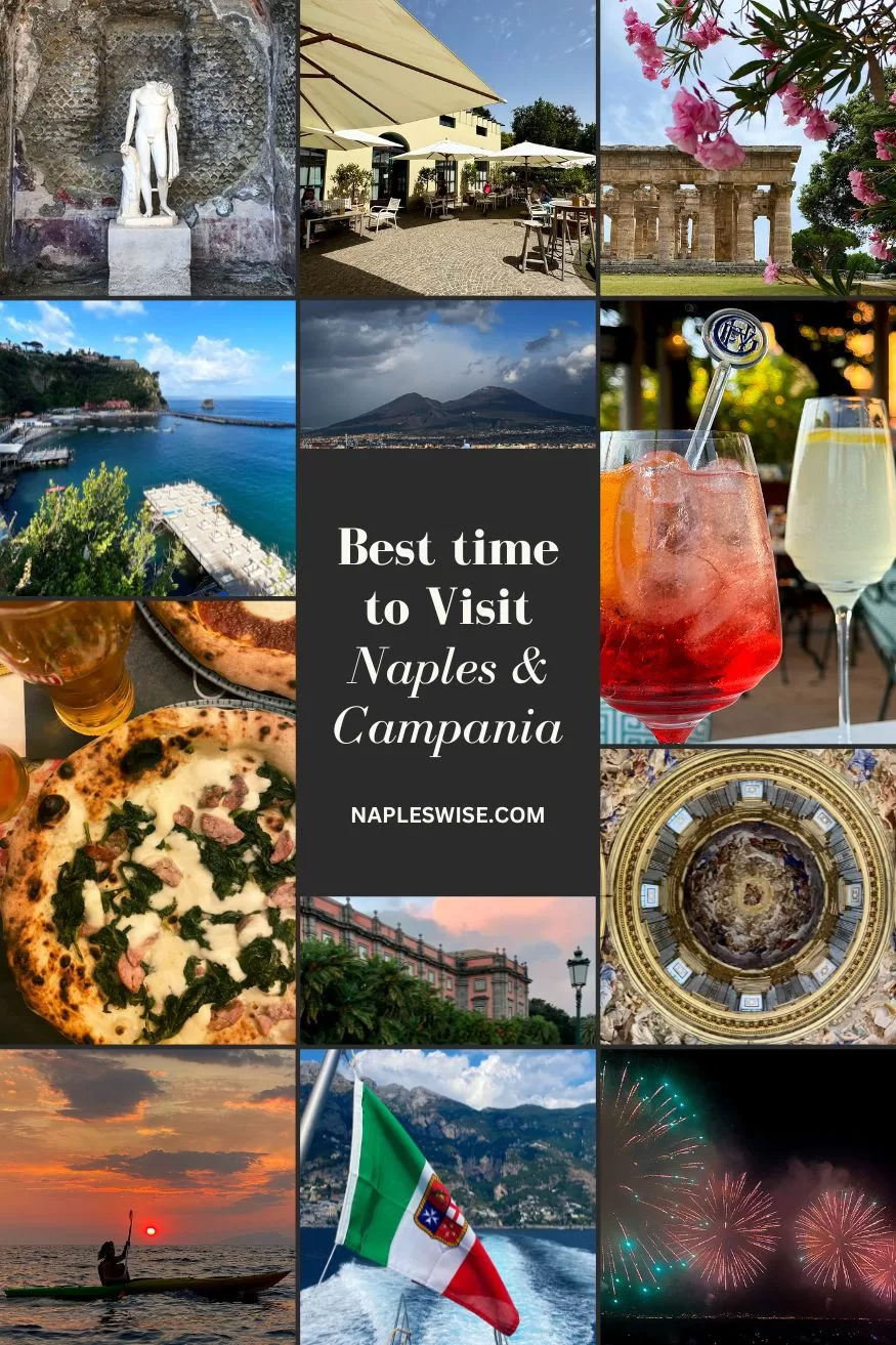 best time to visit naples and campania pin