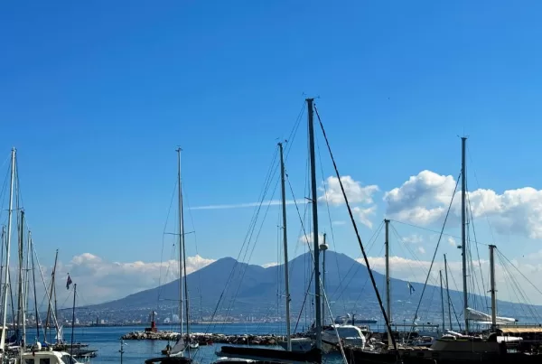 view of vesuvius from castel dell'ovo marina things to do in naples