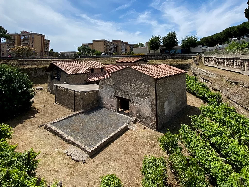 view of boscoreale site