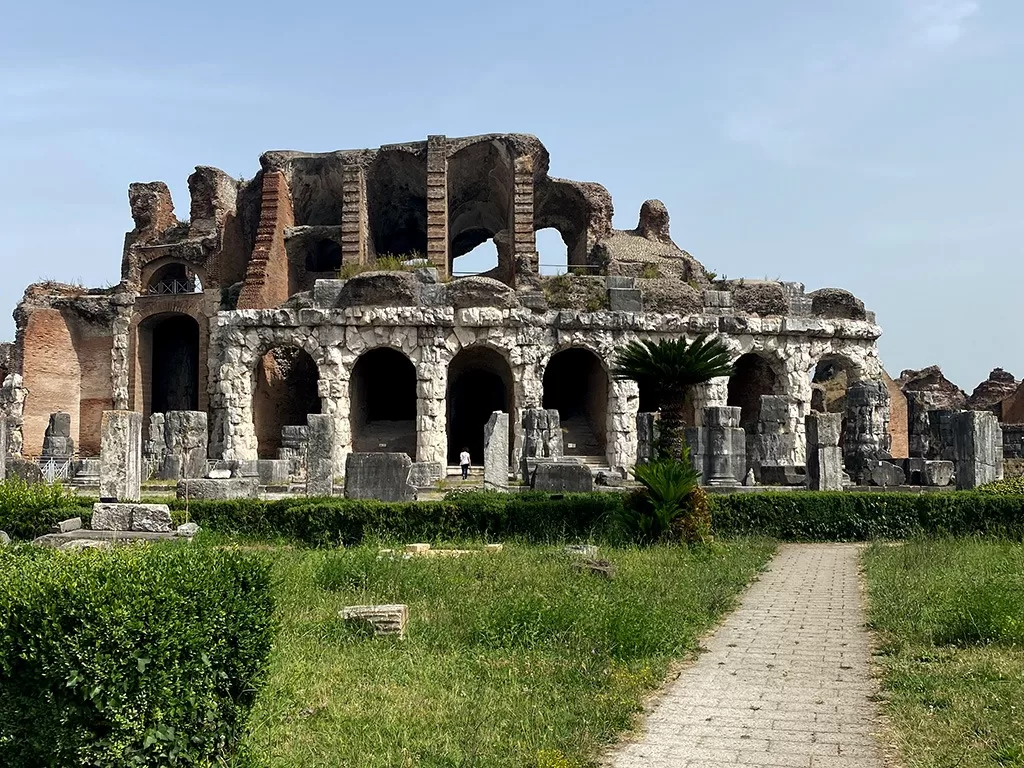 capua amphitheater exterior ruins