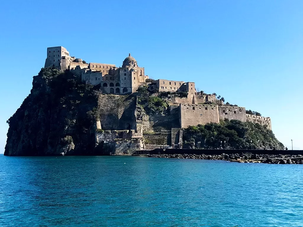 ischia aragonese castle view
