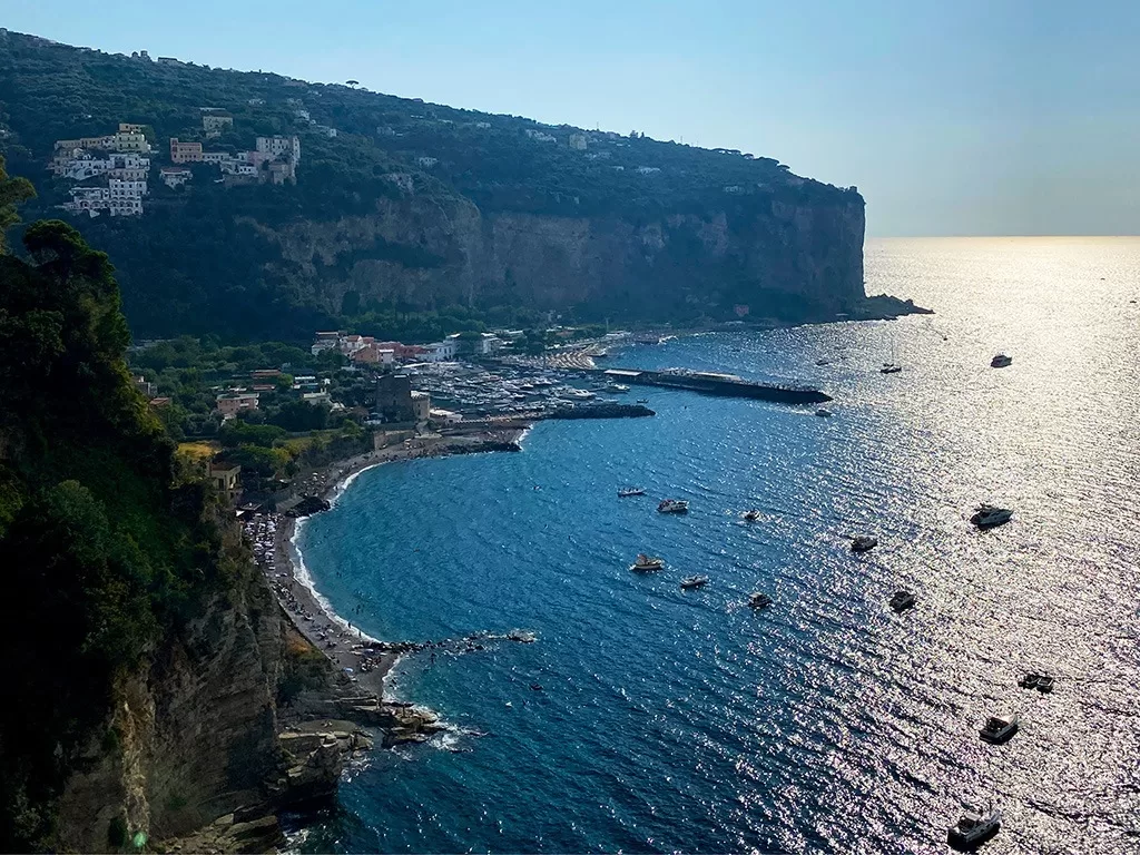 view of sorrento from vico equense