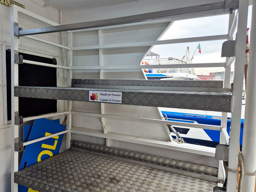 naples ferry luggage rack