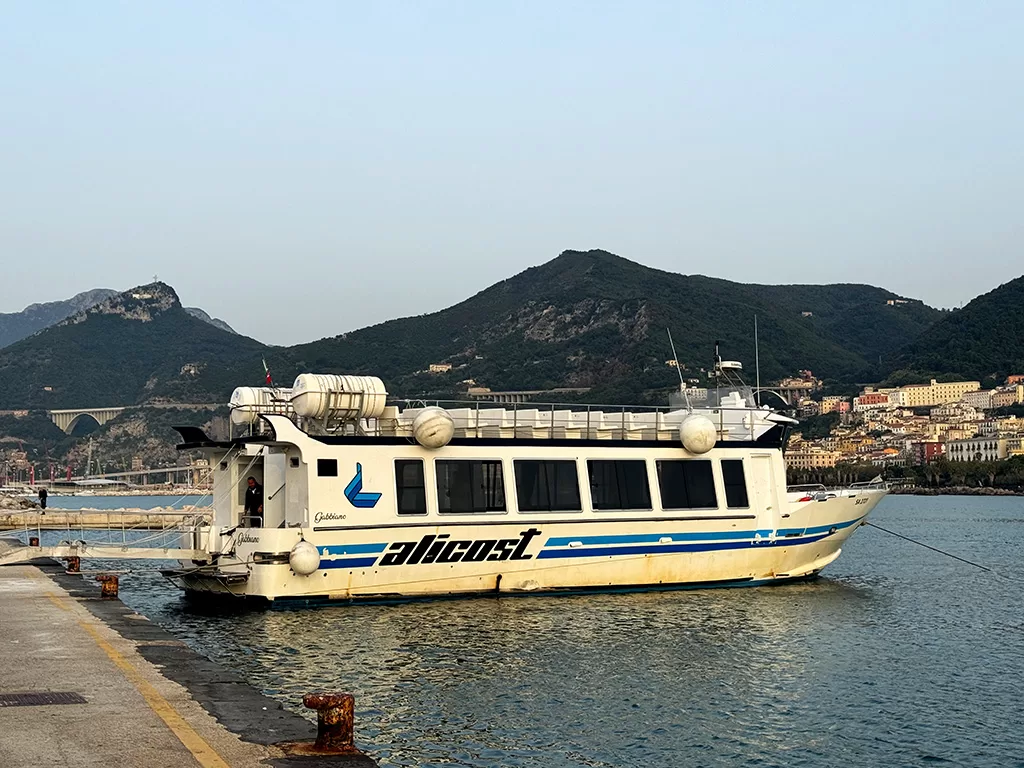 alicost ferry at dock