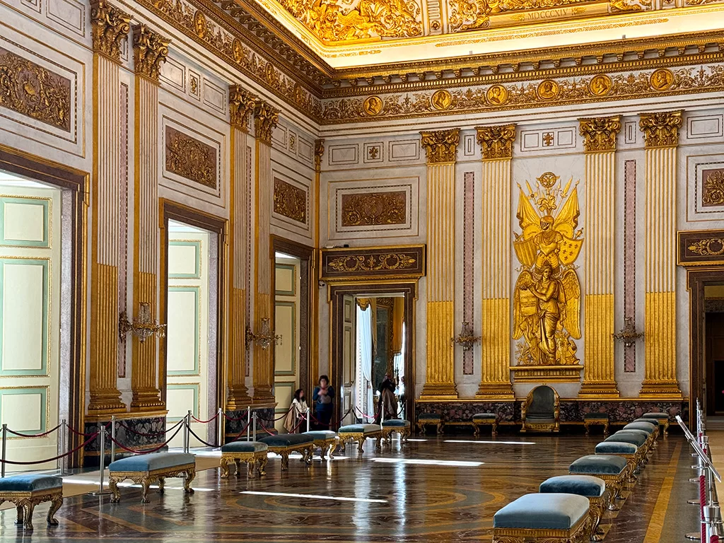 throne room royal palace of caserta