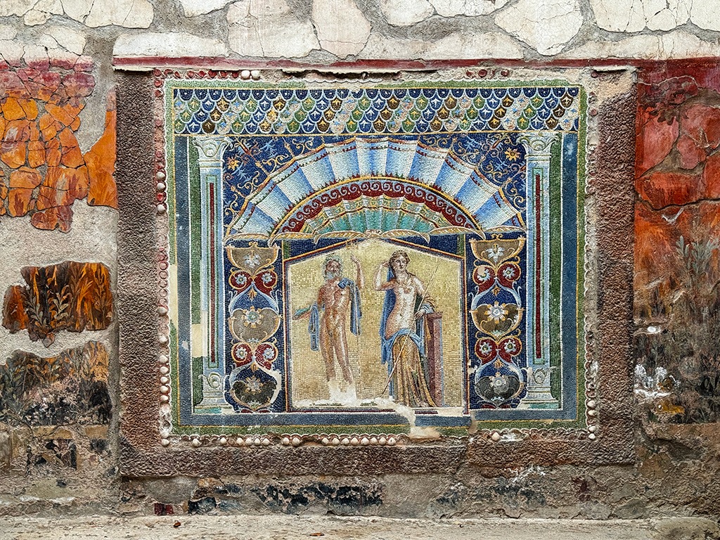 Herculaneum Mosaic of Neptune and Amphitrite