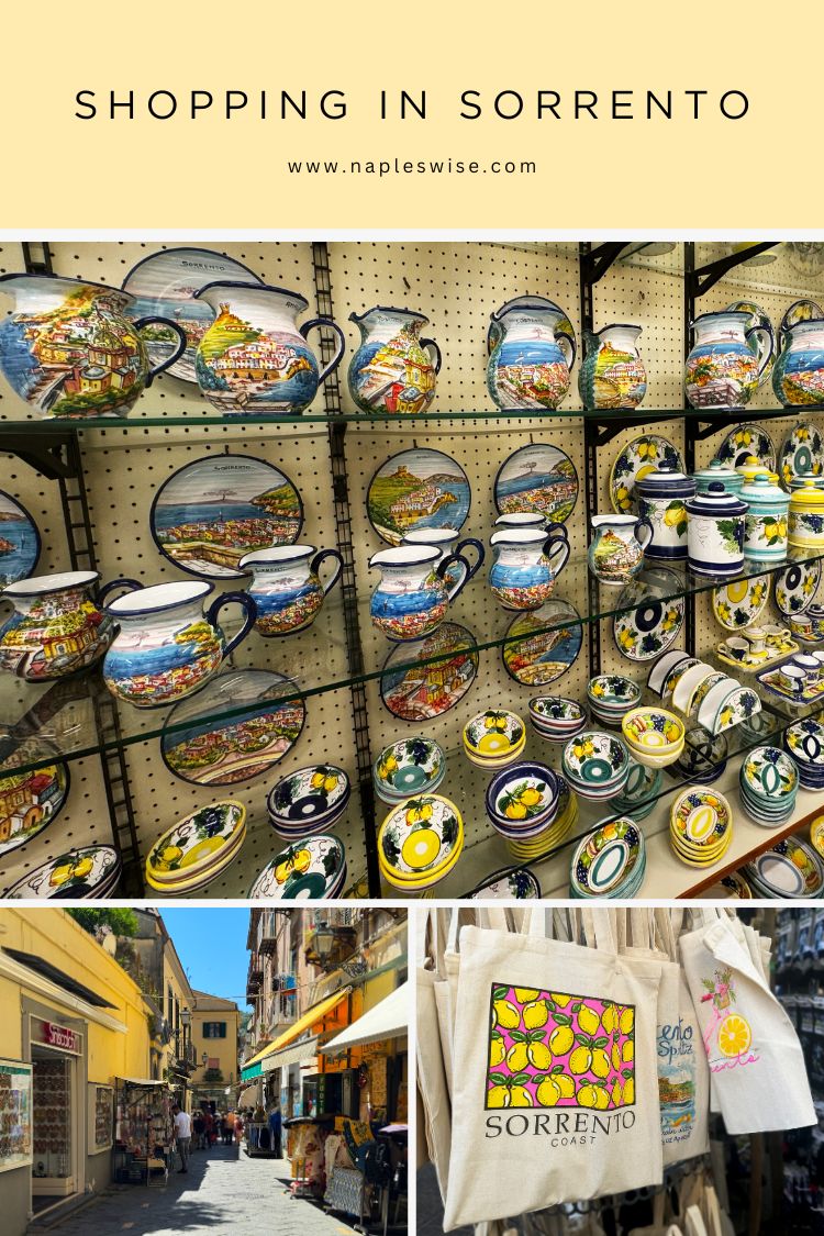 shopping in sorrento pin