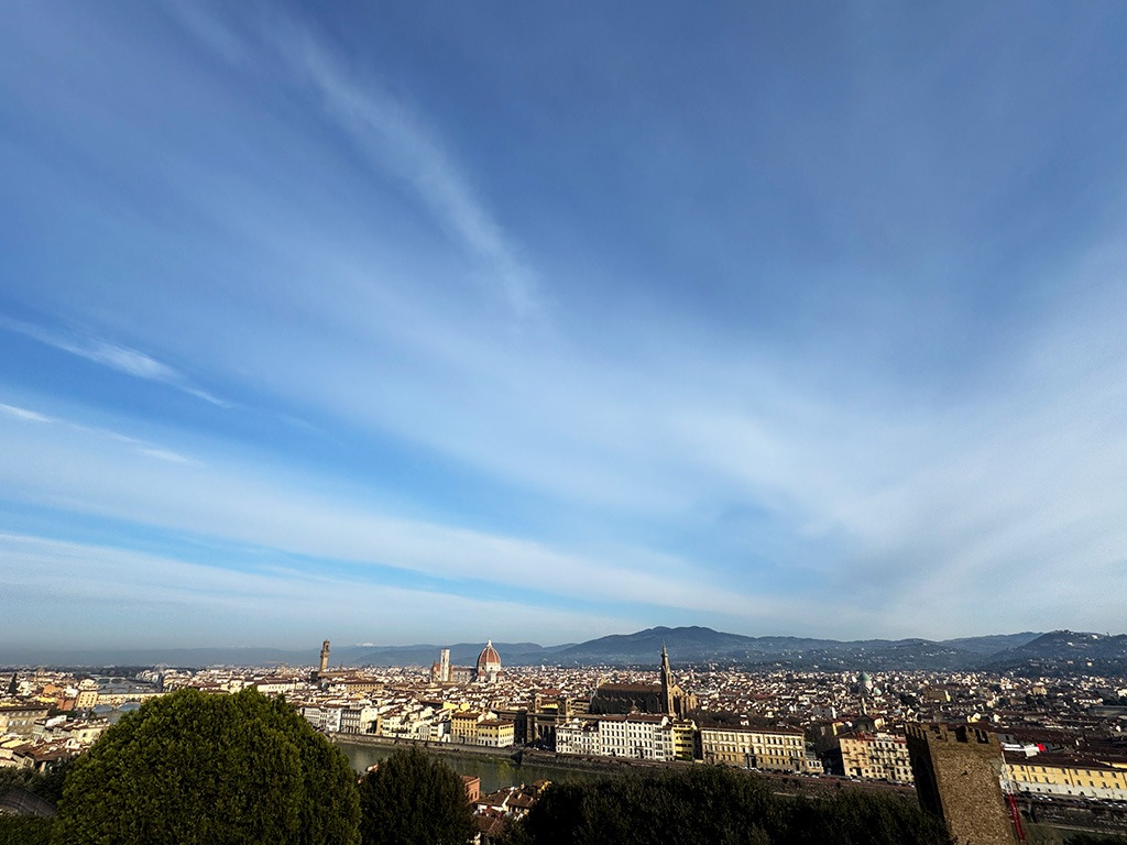 view of florence from piazzale michelangelo