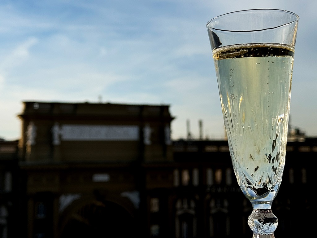 glass of prosecco