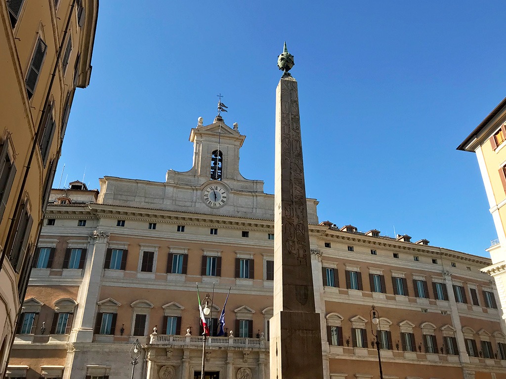 montecitorio obelisk rome from naples