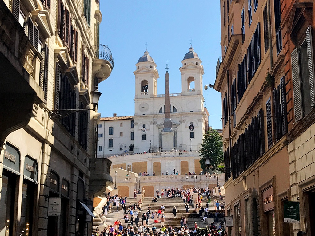 view of spanish steps
