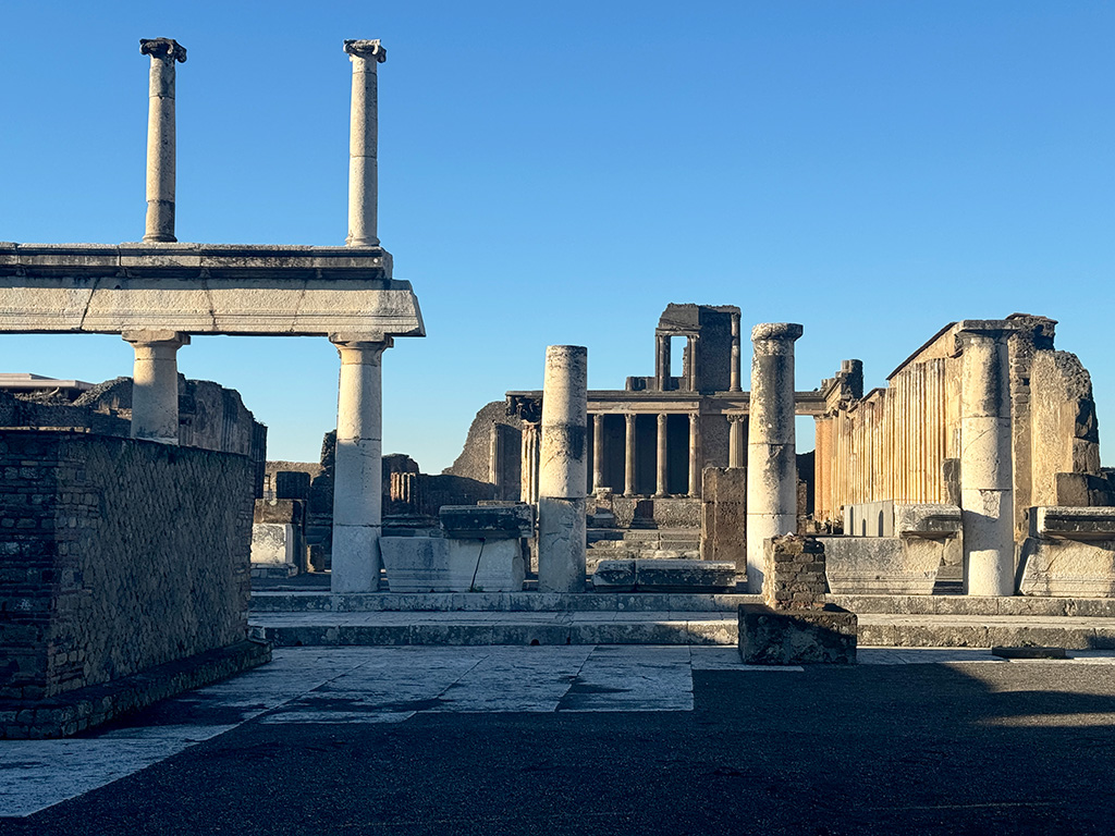 basilica ruins in pompeii