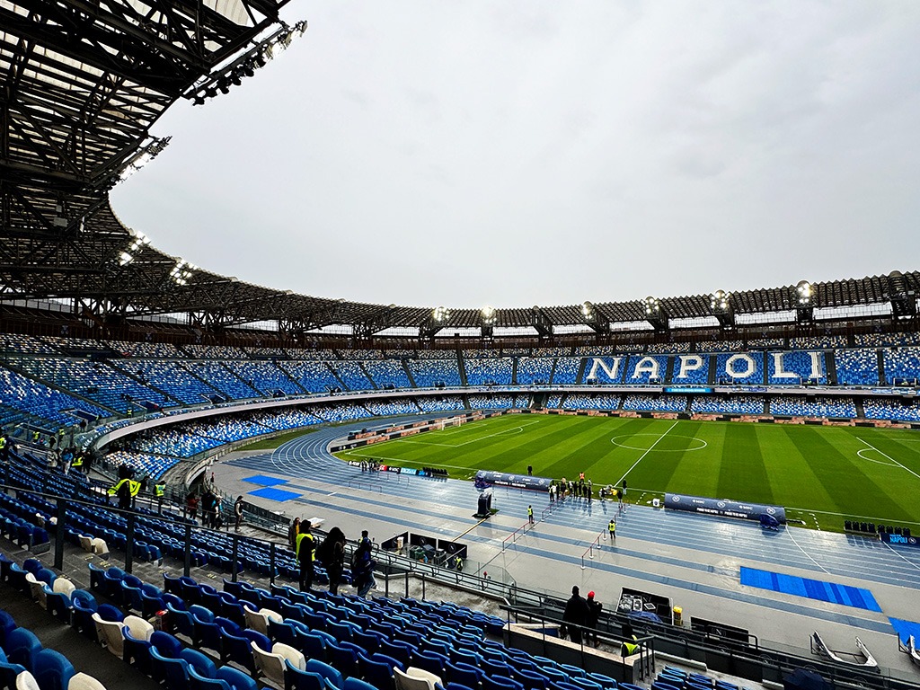 naples football stadium interior
