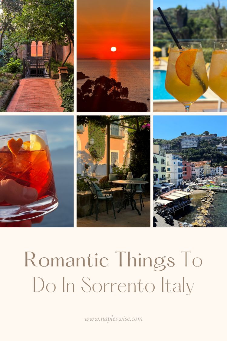 romantic things to do in sorrento pin