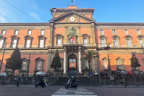 Naples National Archaeological Museum exterior view of entrance